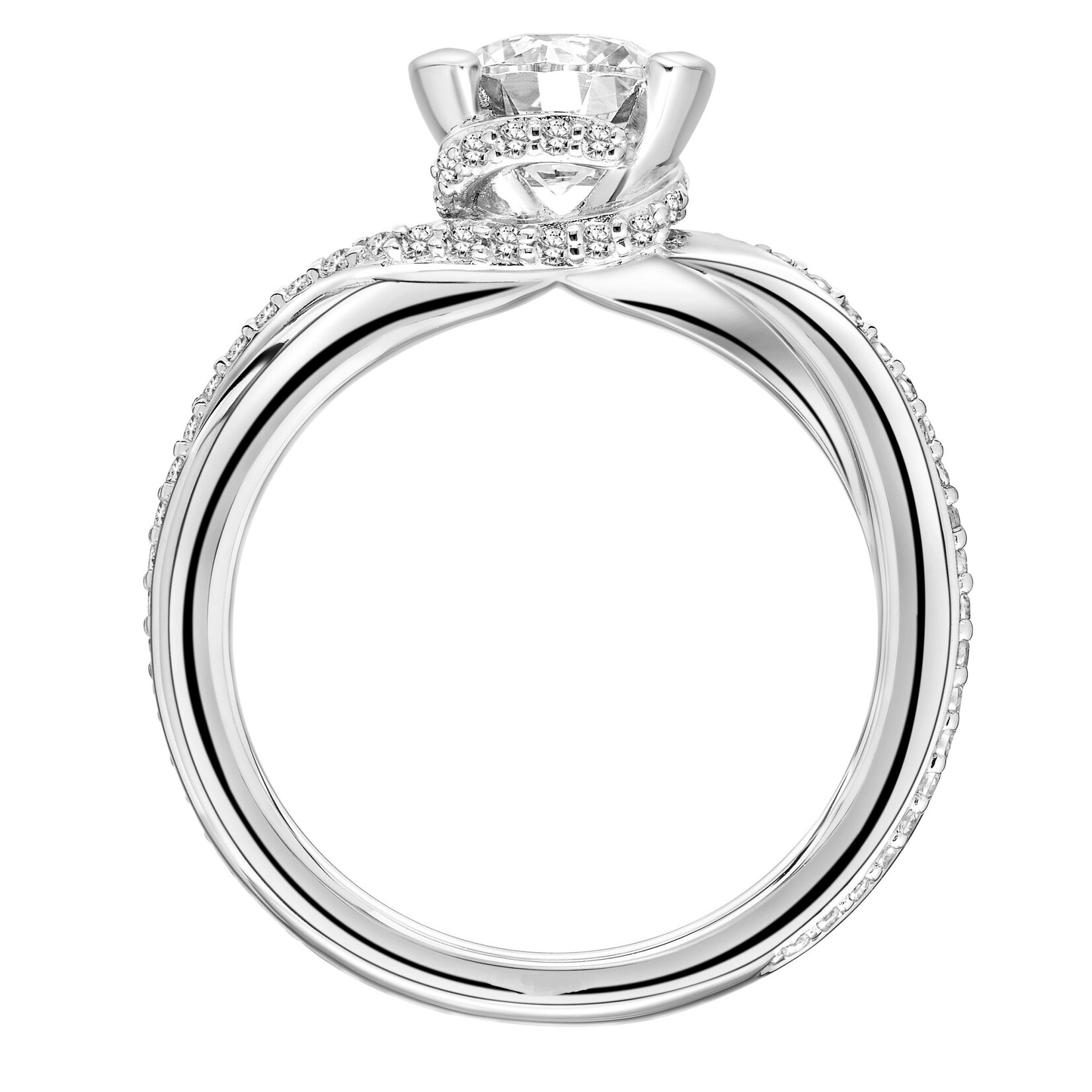 Art Carved Art Carved Contemporary Bezel Engagement Ring #31-V832-ERW