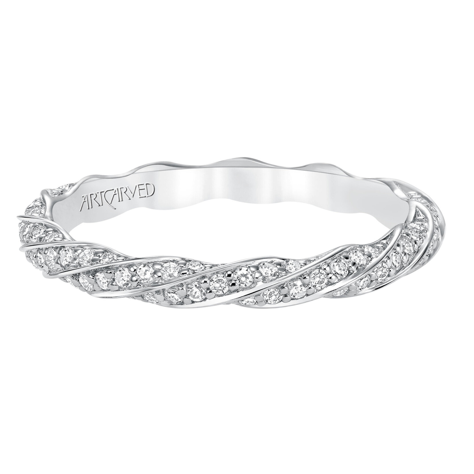 Art Carved Art Carved Eternity Twist Diamond Band