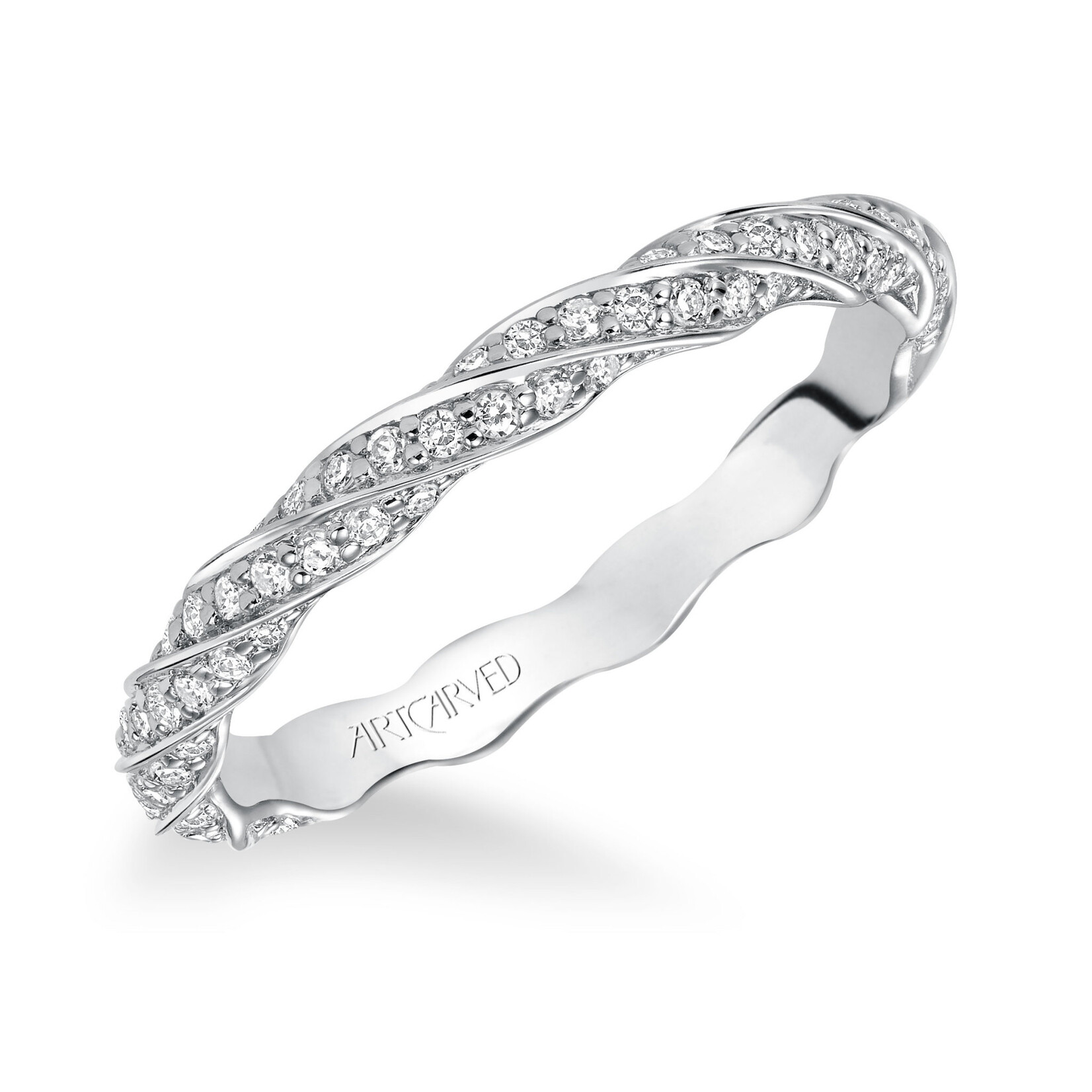 Art Carved Art Carved Eternity Twist Diamond Band