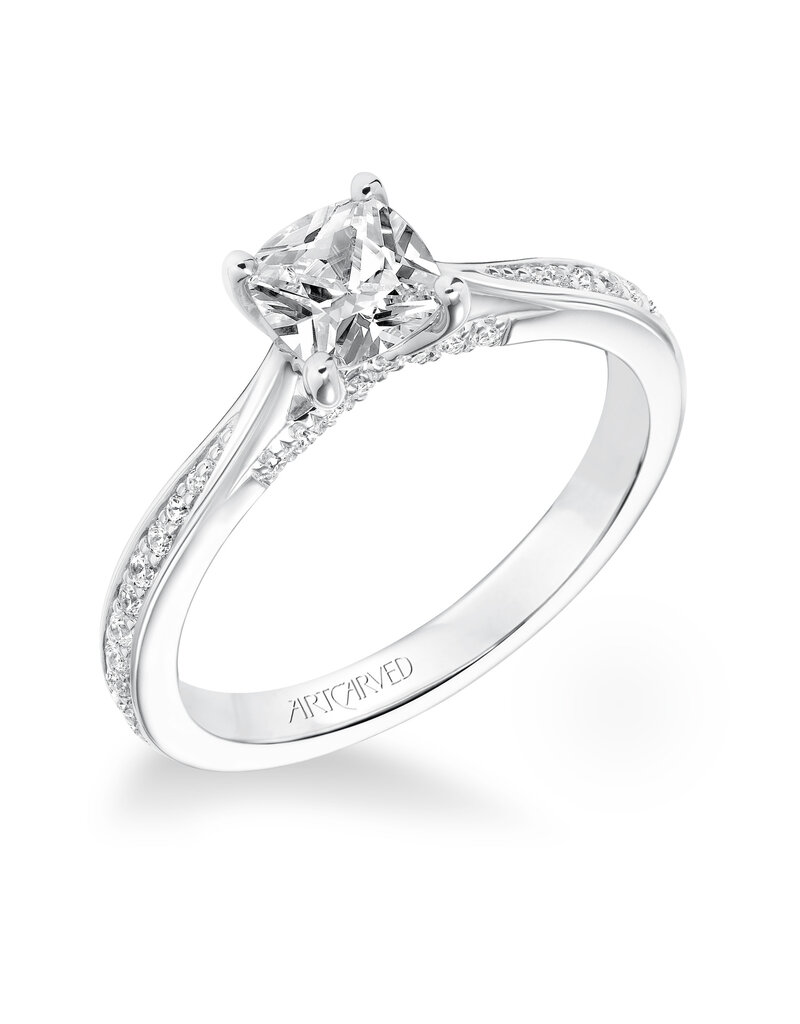Art Carved Art Carved Classic Diamond Tapered Engagement Ring #31-V670
