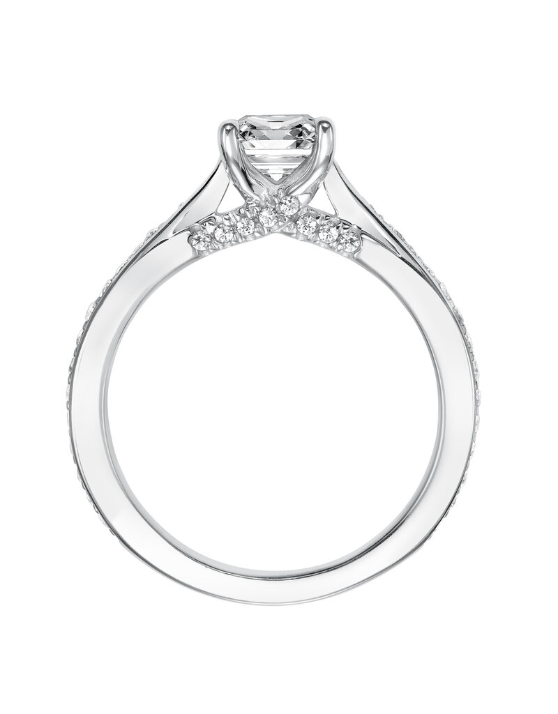 Art Carved Art Carved Classic Diamond Tapered Engagement Ring #31-V670