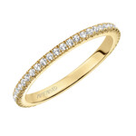 Art Carved Contemporary Stackable Eternity Anniversary Band
