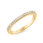 Art Carved Classic Diamond Wedding Band