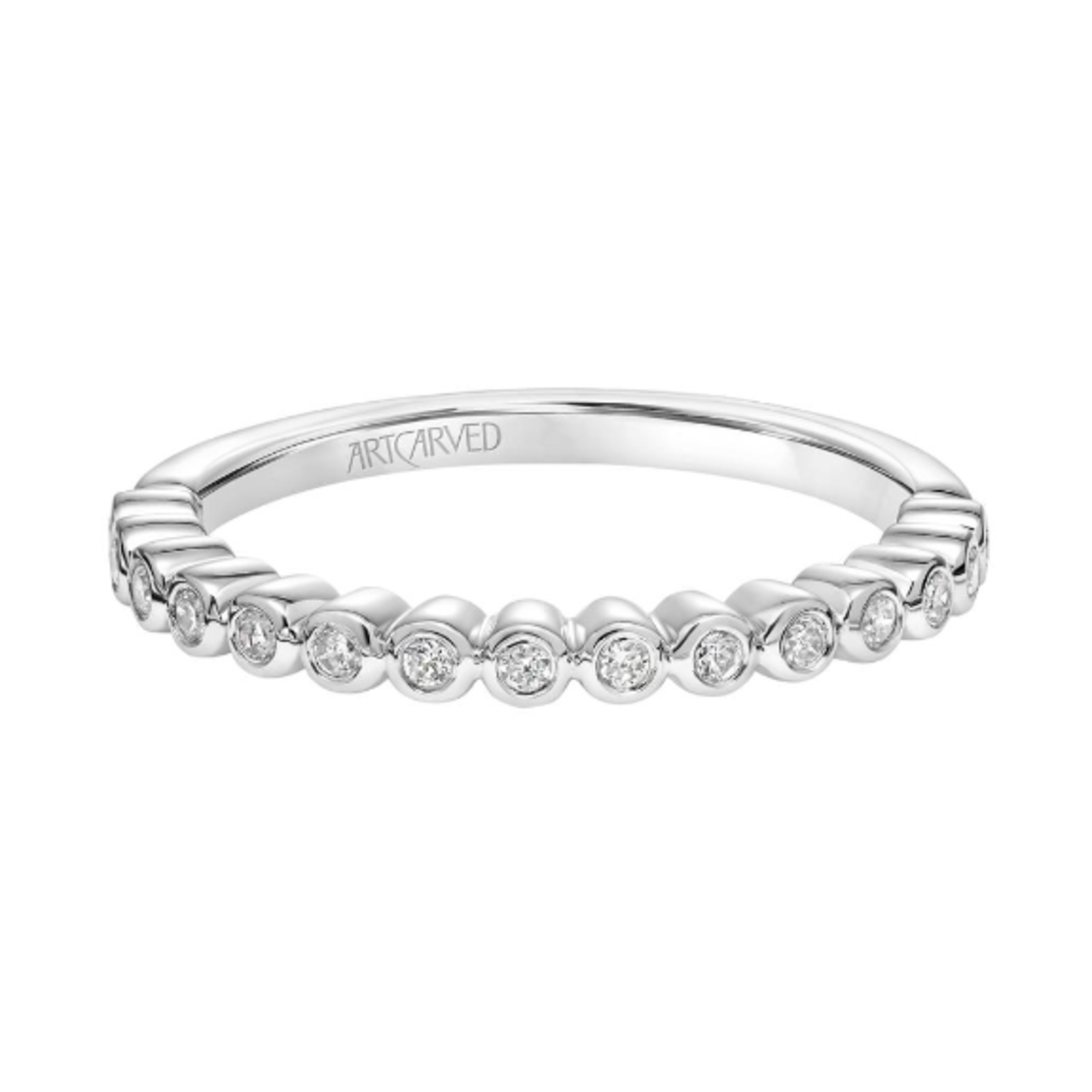 Art Carved Art Carved  Bezel Diamond Wedding Band #31-V837