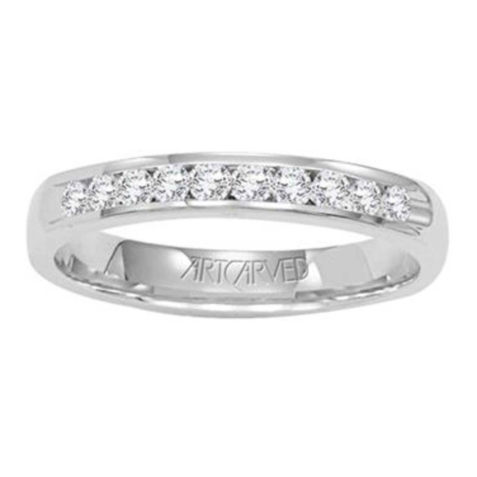 Art Carved Art Carved Channel Set Diamond Anniversary Band #33-V3000