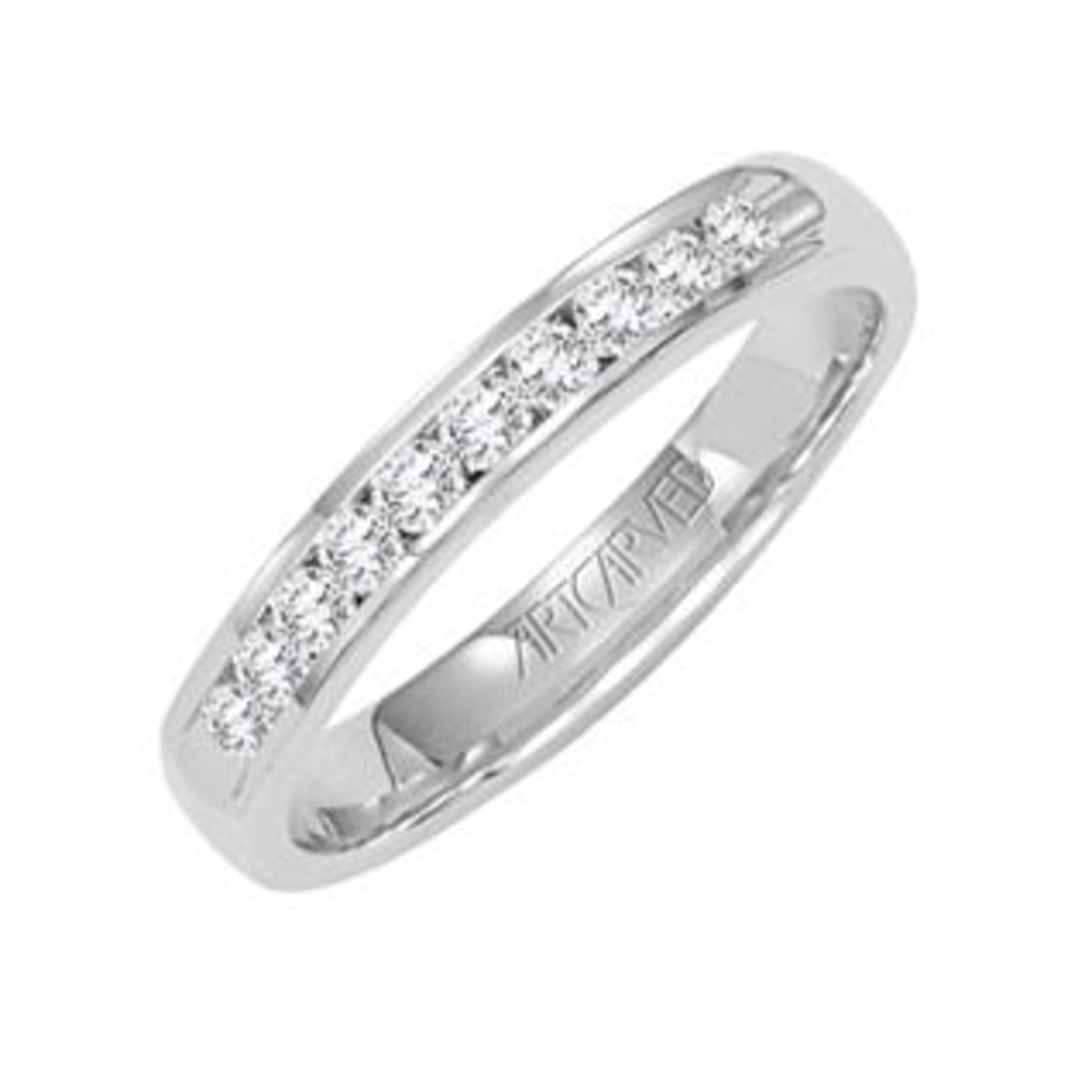 Art Carved Art Carved Channel Set Diamond Anniversary Band #33-V3000