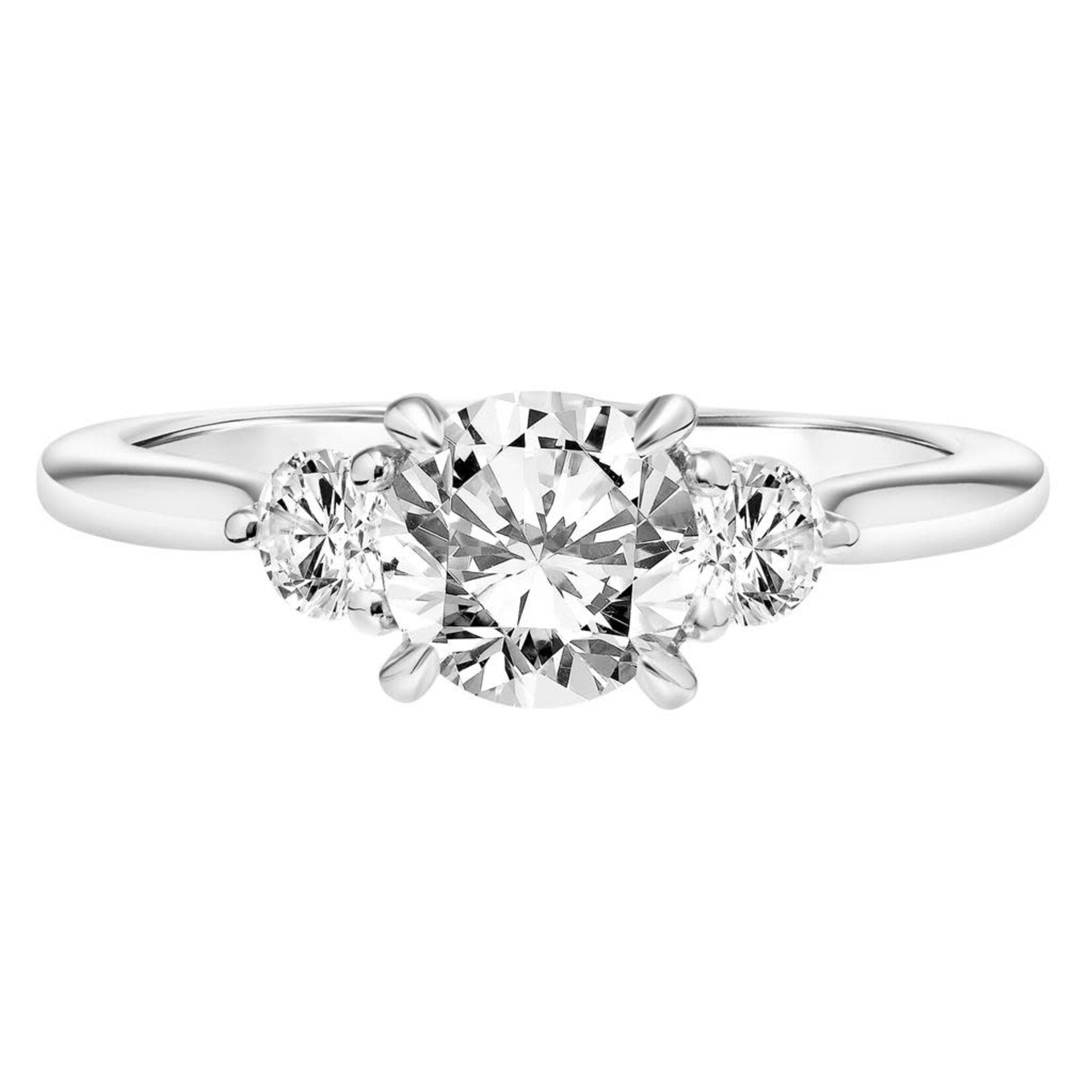Private Label - Blase DeNatale Classic 3-Stone Engagement Ring #11102E