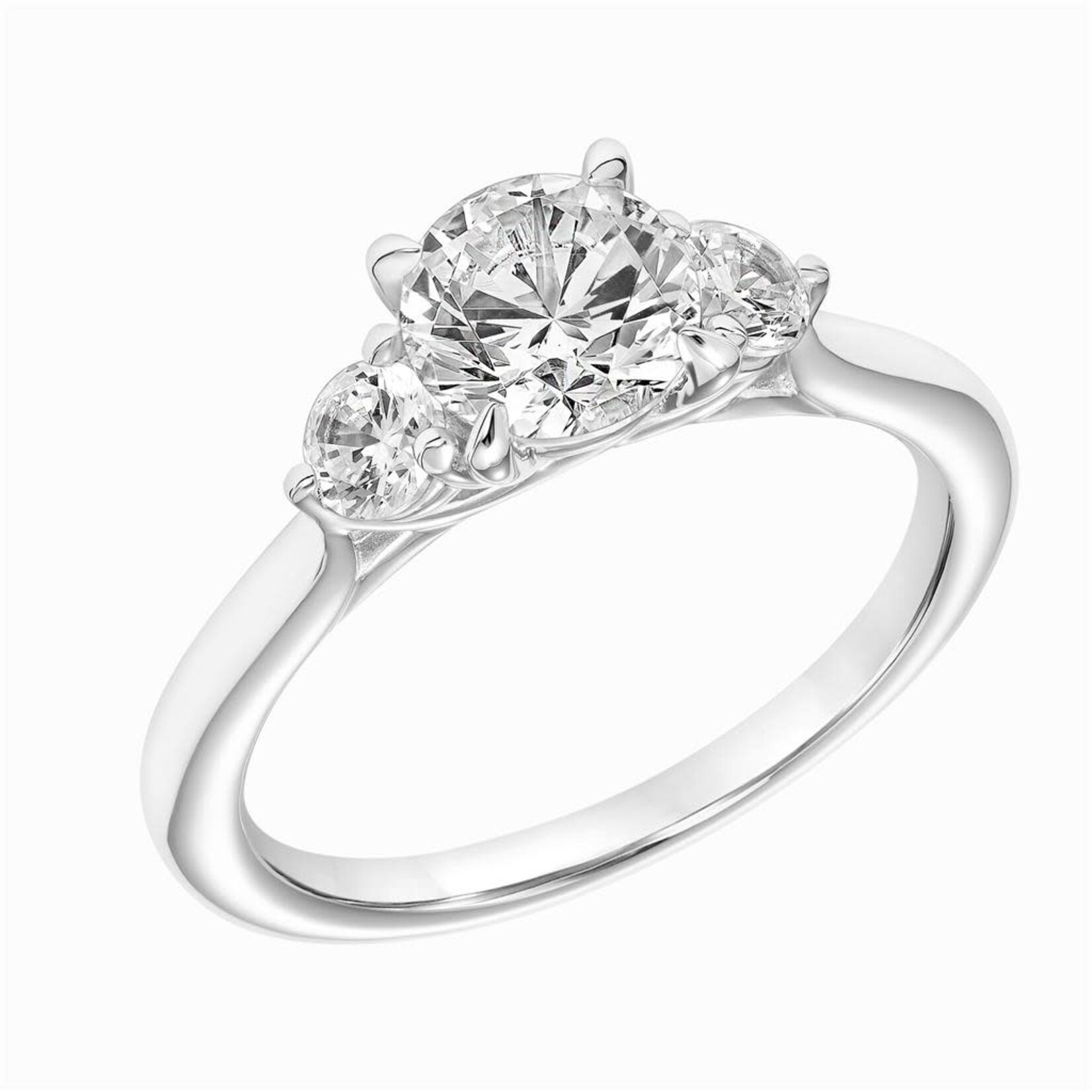 Private Label - Blase DeNatale Classic 3-Stone Engagement Ring #11102E