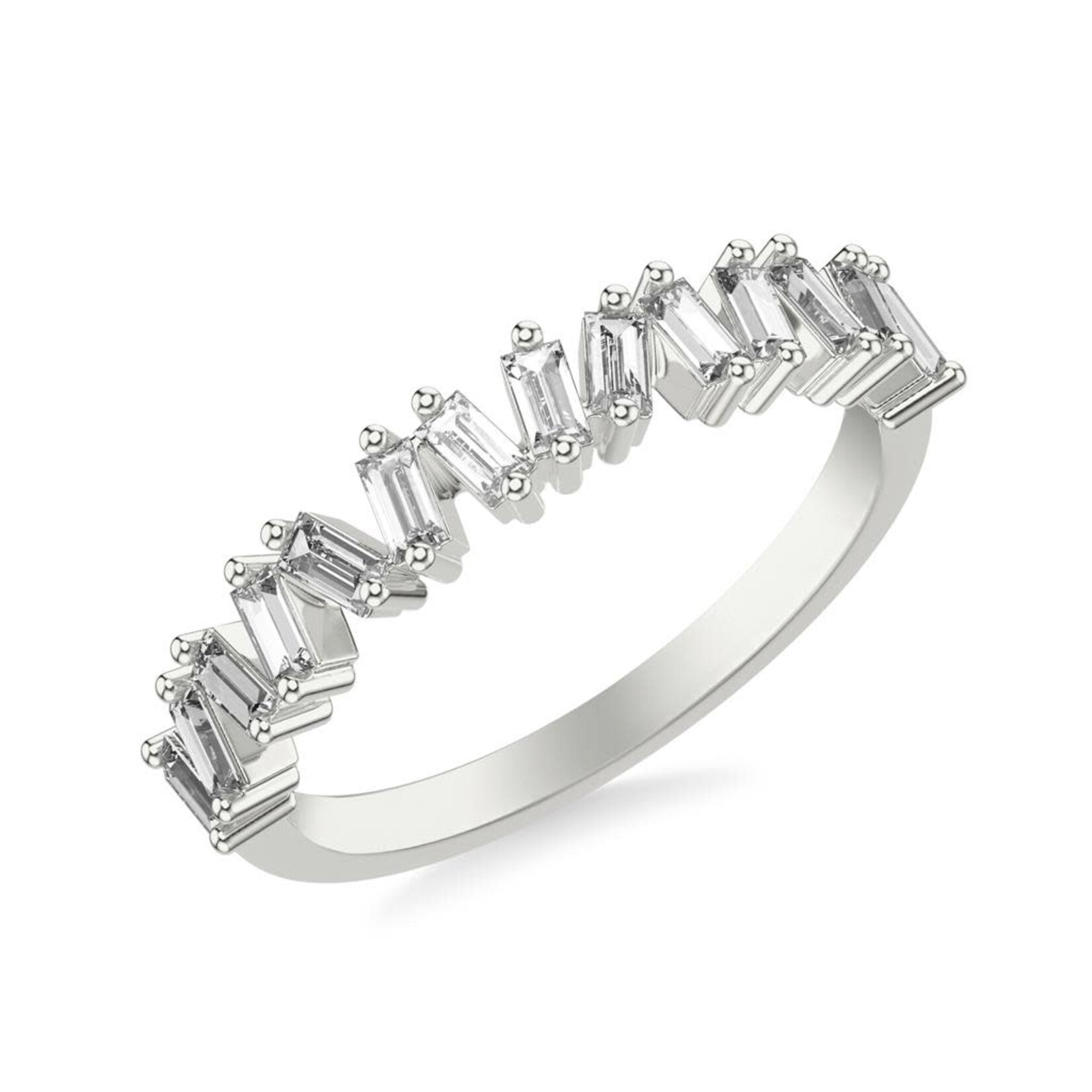 Private Label - Blase DeNatale Unique Diamond Baguette Band #9489W