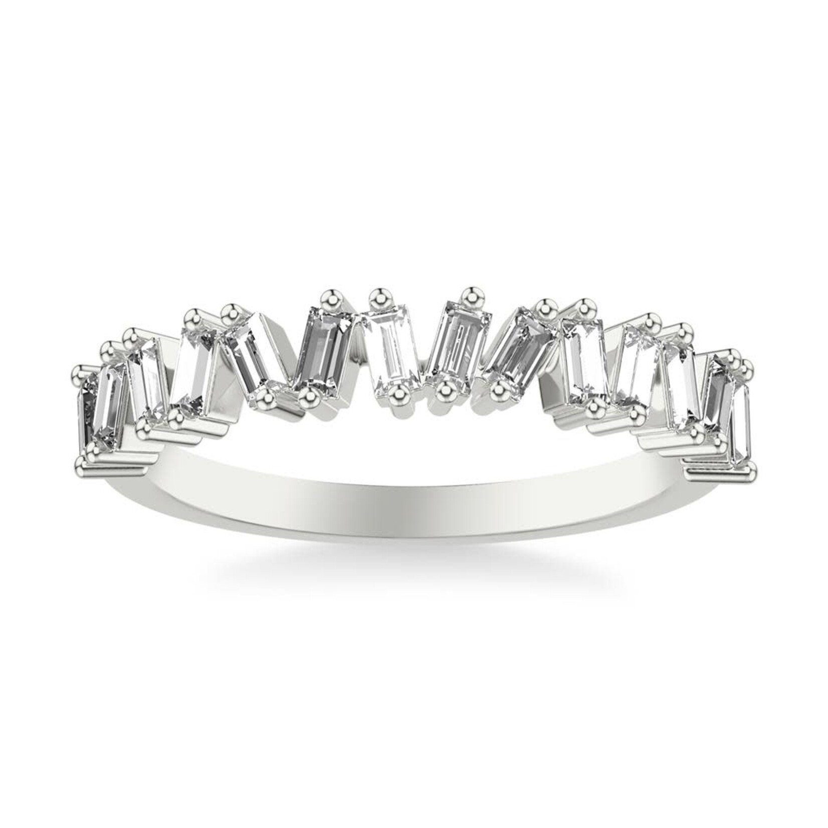 Private Label - Blase DeNatale Unique Diamond Baguette Band #9489W