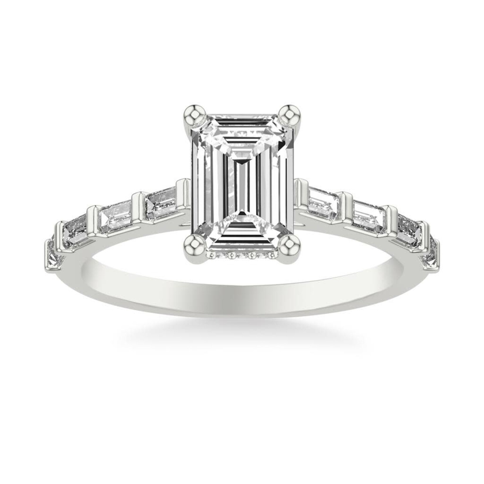 Private Label - Blase DeNatale Diamond Baguette Engagement Ring #12169G