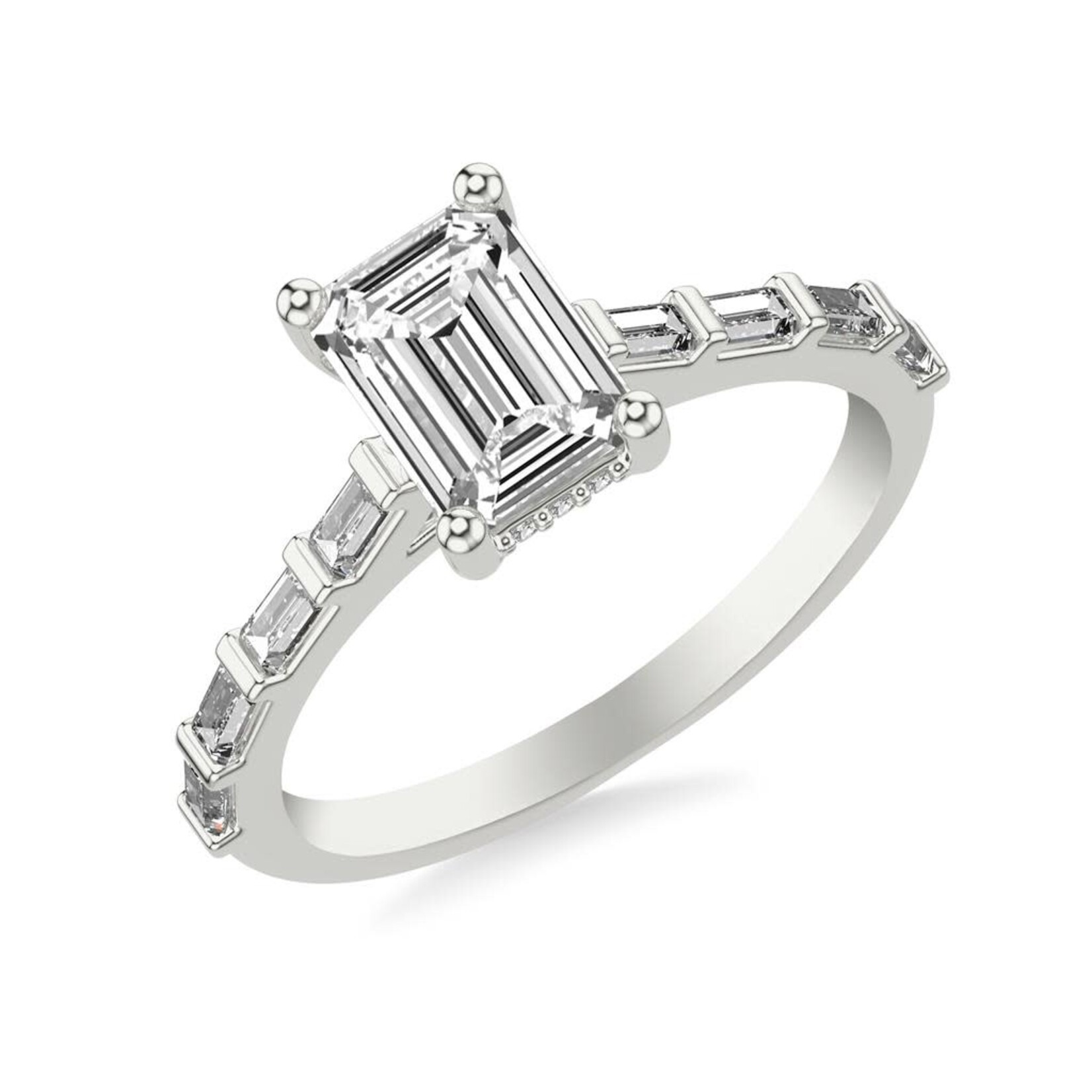 Private Label - Blase DeNatale Diamond Baguette Engagement Ring #12169G