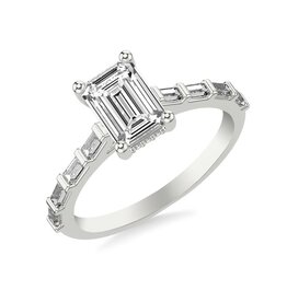 Private Label - Blase DeNatale Diamond Baguette Engagement Ring