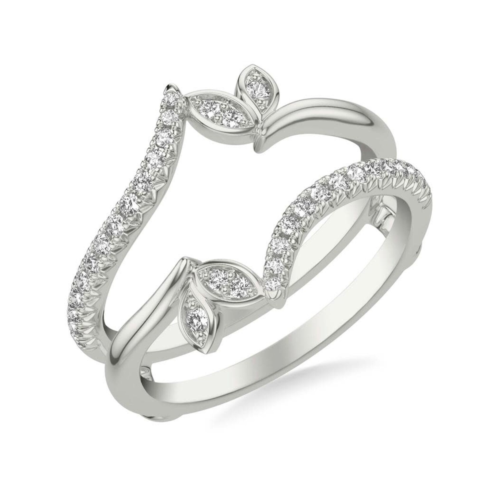 Private Label - Blase DeNatale Floral Diamond Ring Enhancer  #9432W