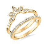 Private Label - Blase DeNatale Straight and Floral Diamond Ring Enhancer