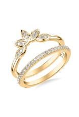 Private Label - Blase DeNatale Straight and Floral Diamond Ring Enhancer #9439Y