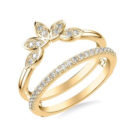Private Label - Blase DeNatale Straight and Floral Diamond Ring Enhancer