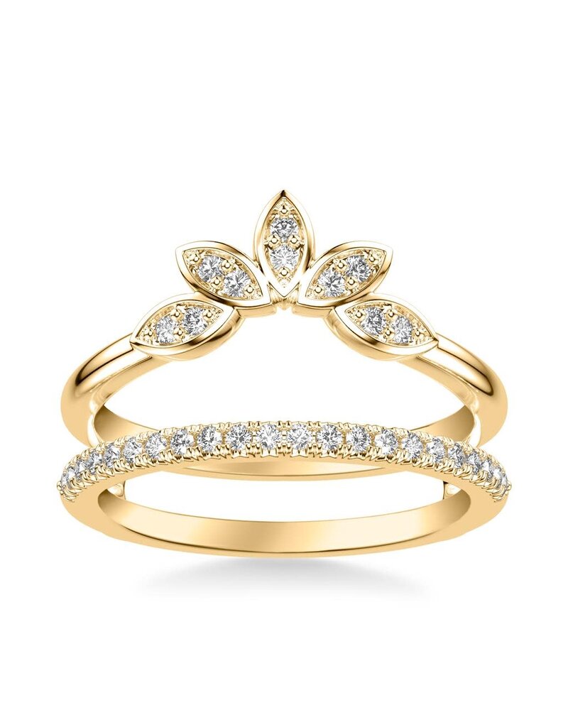 Private Label - Blase DeNatale Straight and Floral Diamond Ring Enhancer #9439Y