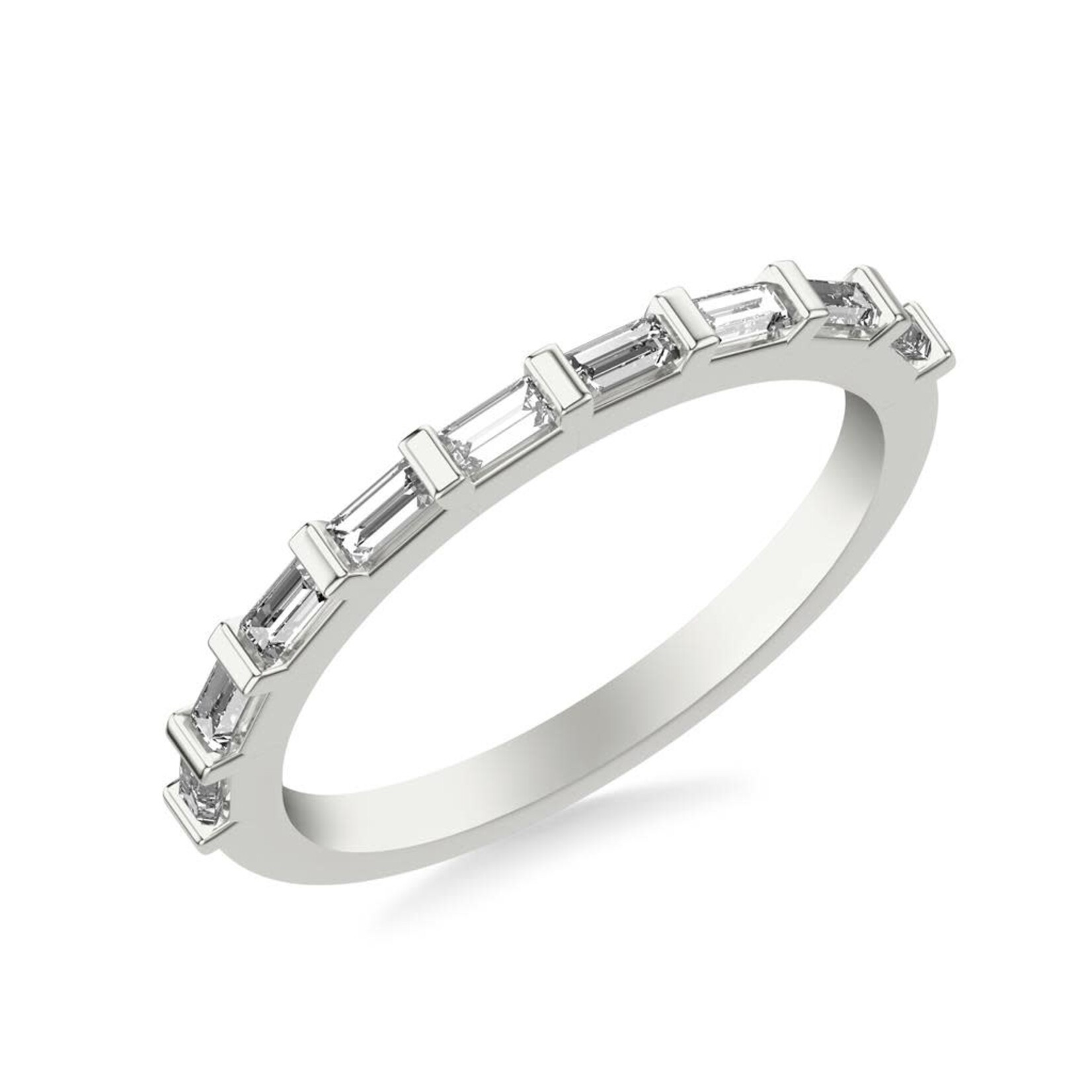 Private Label - Blase DeNatale Diamond Baguette Wedding Band #12169W