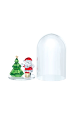 Swarovski Swarovski #5403170 Bell Jar Santa and Christmas Tree Holiday Crystal