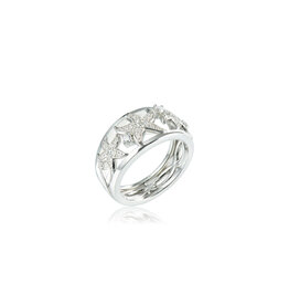 Alamea Sterling Silver CZ Starfish Ring