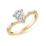 Private Label - Blase DeNatale Classic V-Shaped Engagement Ring