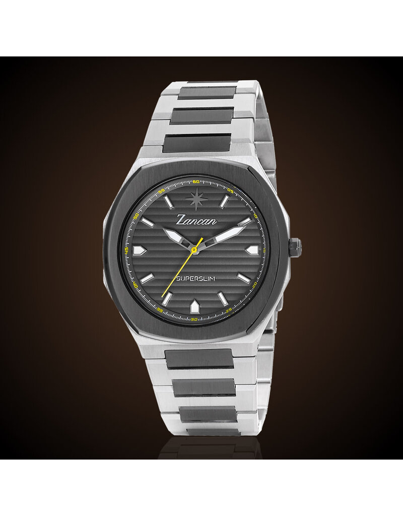 Zancan Gray Super Slim Wrist Watch