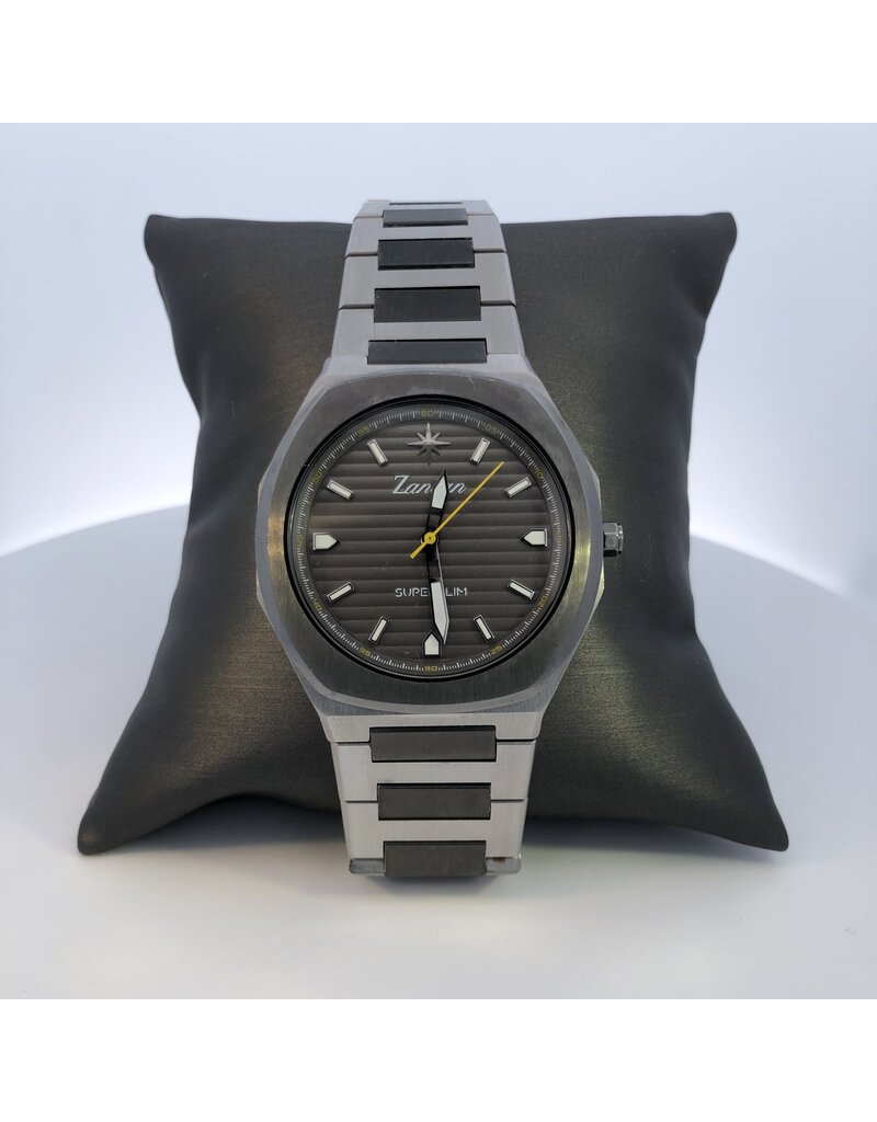 Zancan Gray Super Slim Wrist Watch