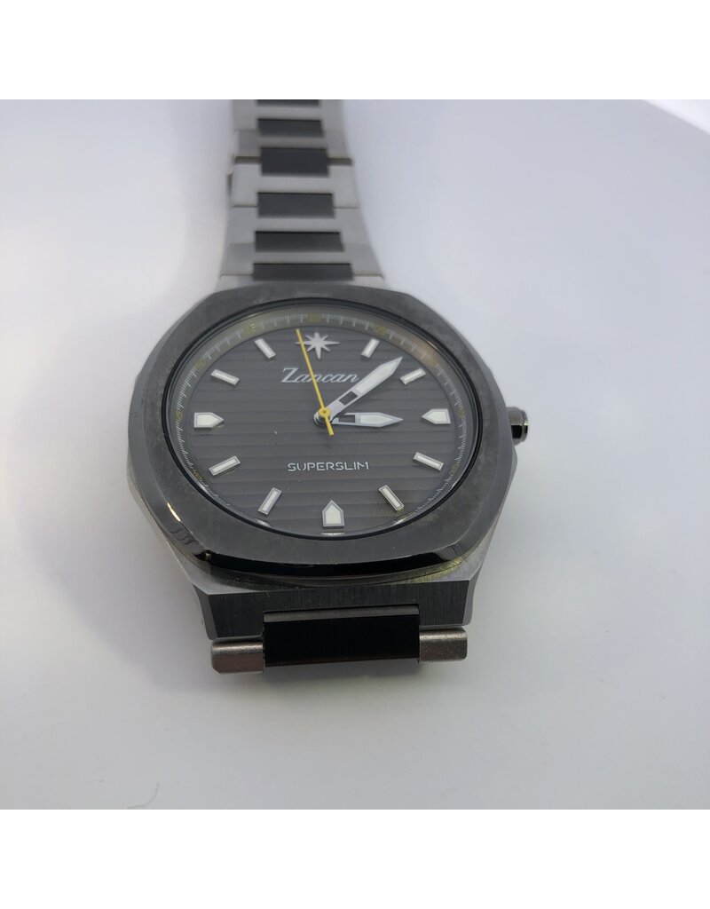 Zancan Gray Super Slim Wrist Watch