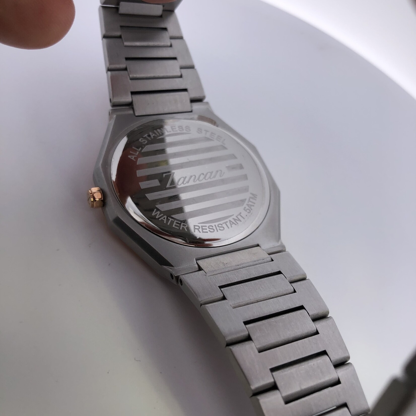 Zancan Super Slim White/Rose/Gray Wrist Watch