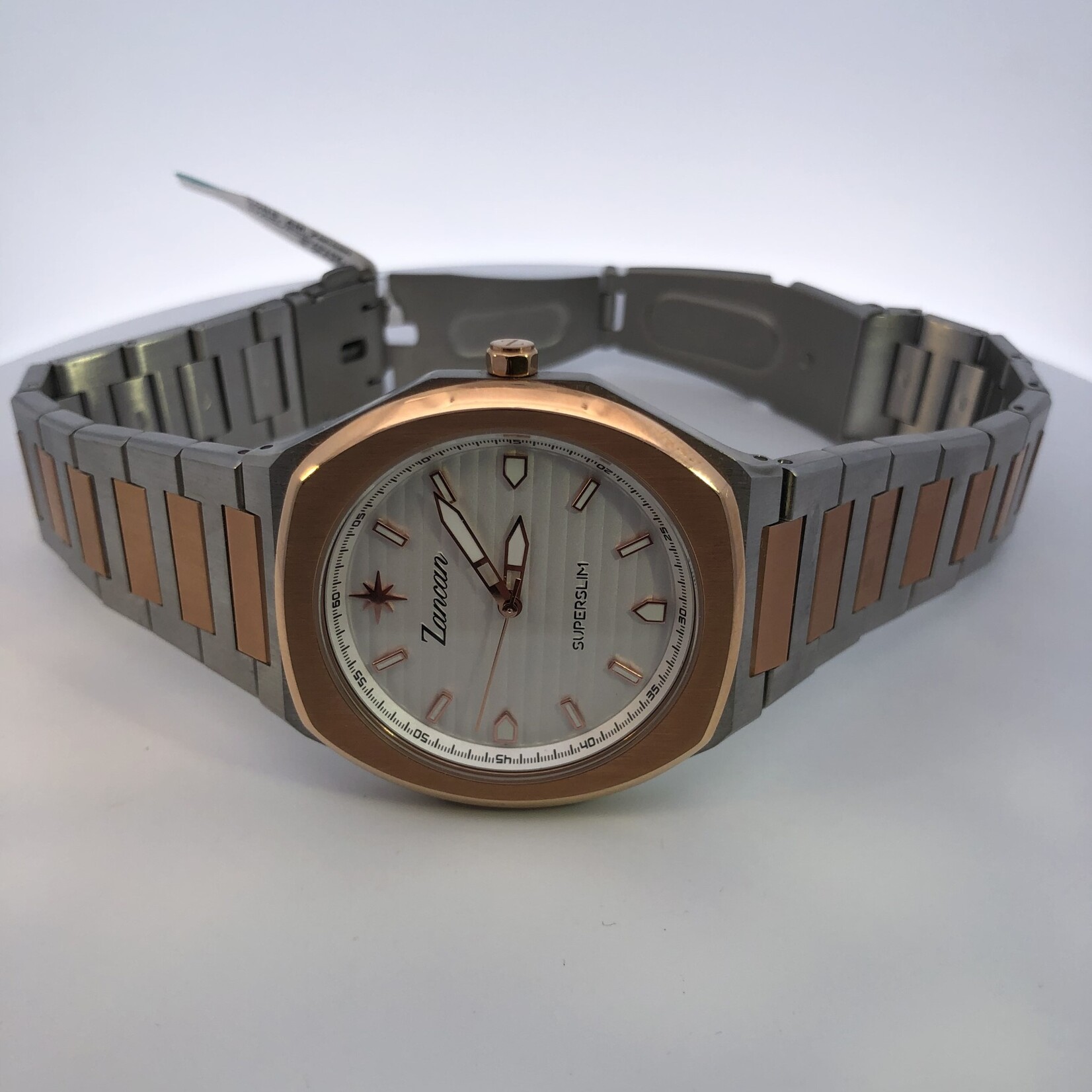 Zancan Super Slim White/Rose/Gray Wrist Watch
