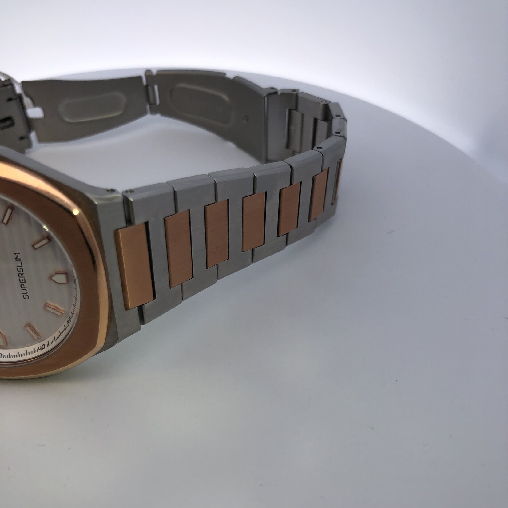 Zancan Super Slim White/Rose/Gray Wrist Watch