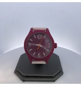 Movado ESQ Burgundy/Cranberry/Pink Wrist Watch