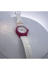 Movado ESQ Fuschia/Pink/White wrist watch