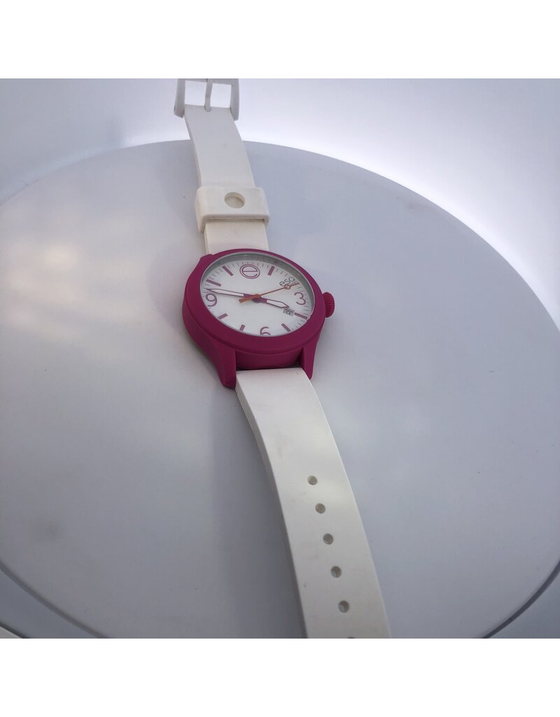 Movado ESQ Fuschia/Pink/White wrist watch