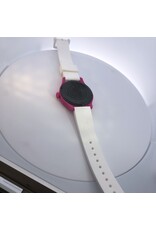 Movado ESQ Fuschia/Pink/White wrist watch