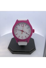 Movado ESQ Fuschia/Pink/White wrist watch