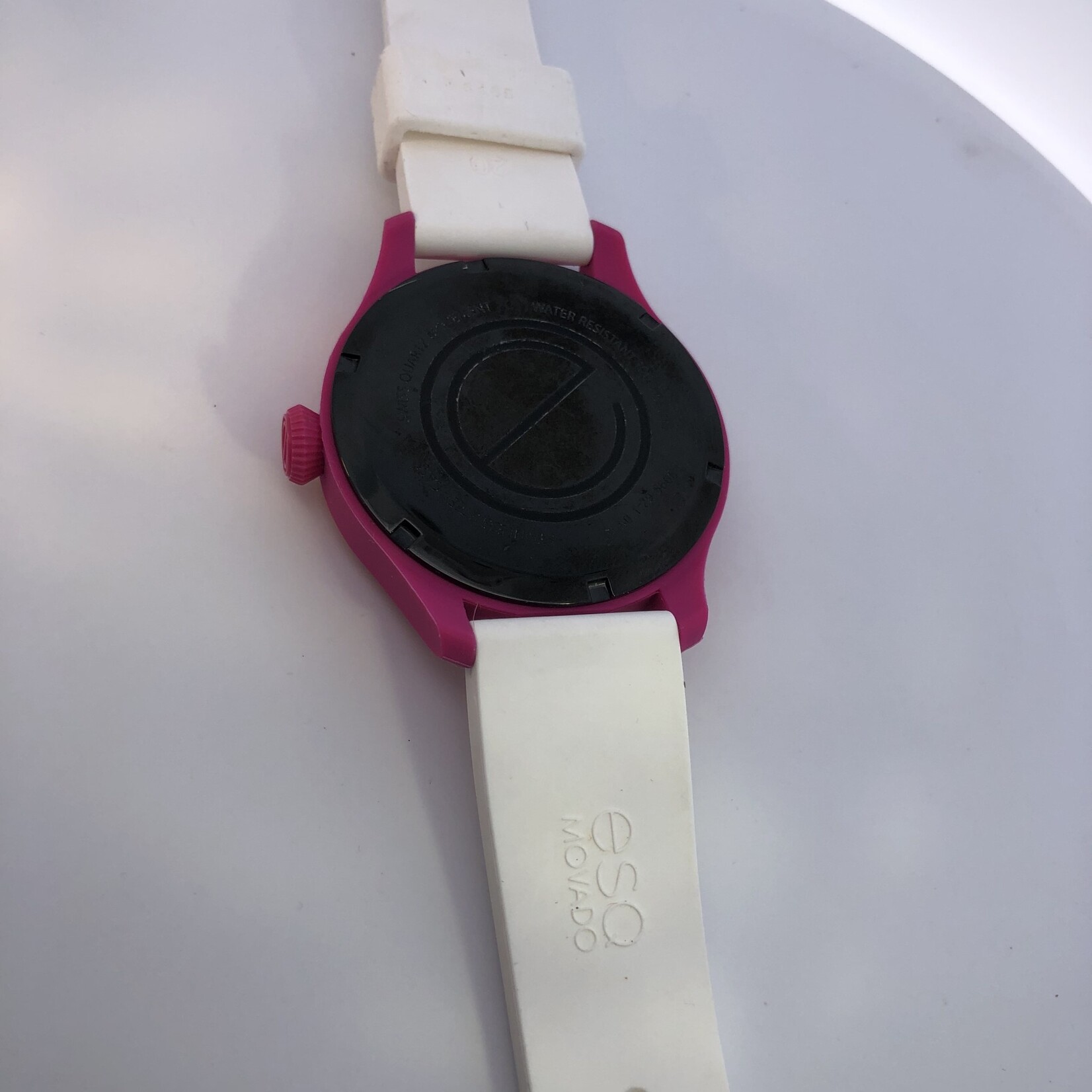 Movado ESQ Fuschia/Pink/White wrist watch