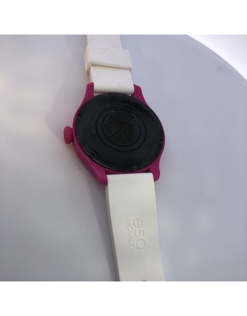 Movado ESQ Fuschia/Pink/White wrist watch