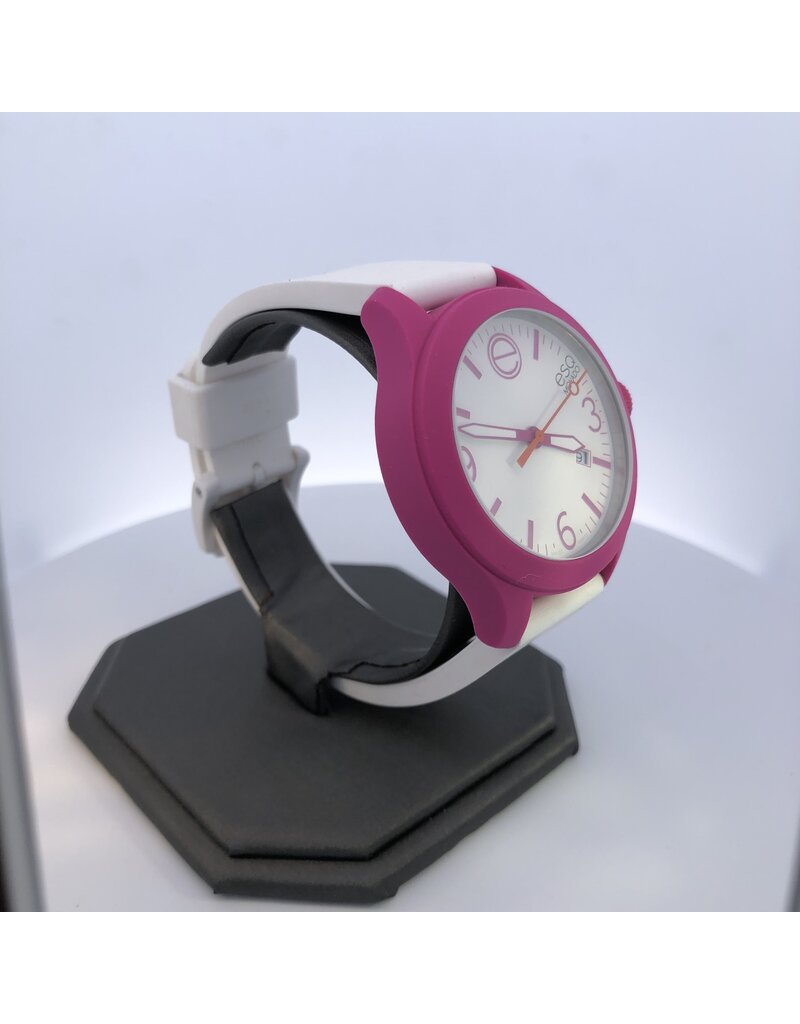 Movado ESQ Fuschia/Pink/White wrist watch