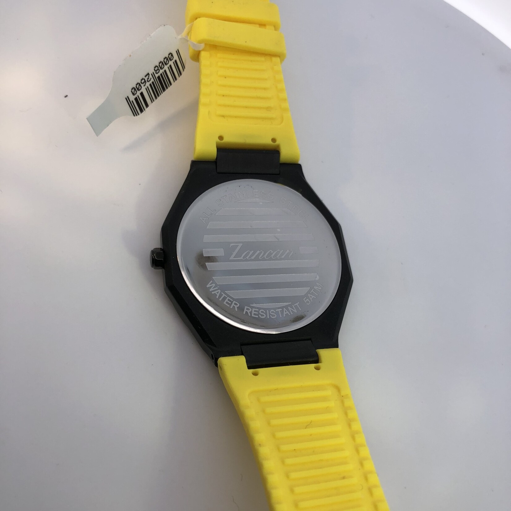 Zancan Black/Blue/Yellow Super Slim Wrist Watch