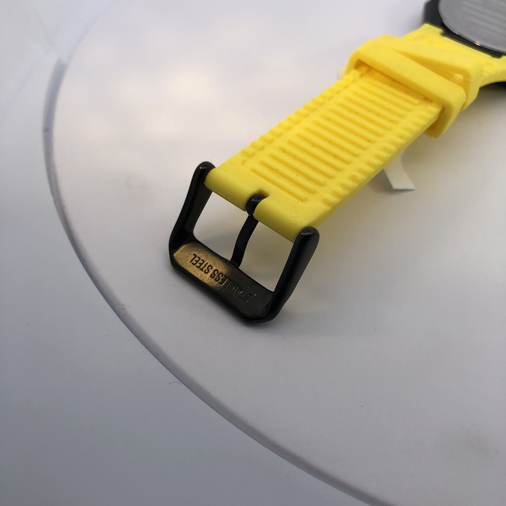 Zancan Black/Blue/Yellow Super Slim Wrist Watch