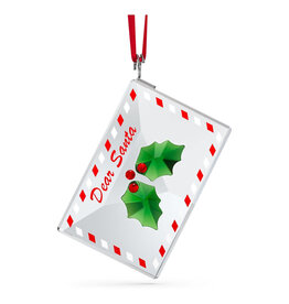 Swarovski Holiday Cheers Letter to Santa Ornament