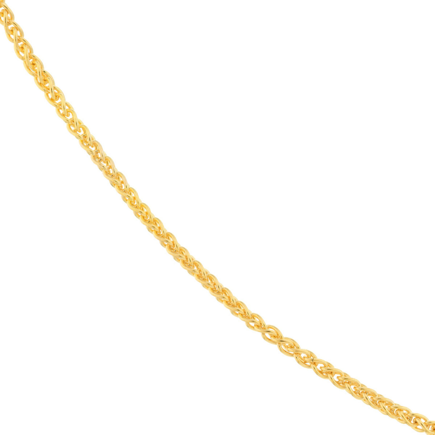 14 Karat Yellow Gold 20" 1.05mm Wheat Chain