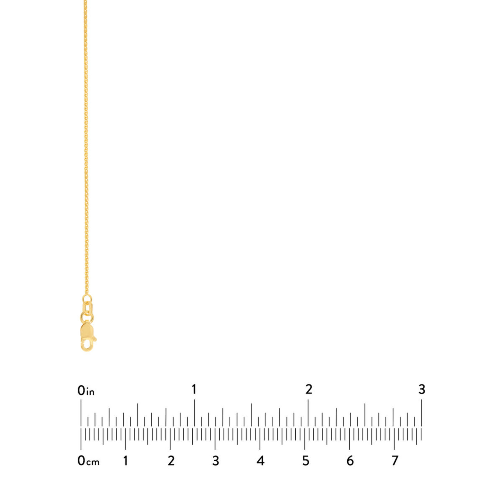 14 Karat Yellow Gold 20" 1.05mm Wheat Chain
