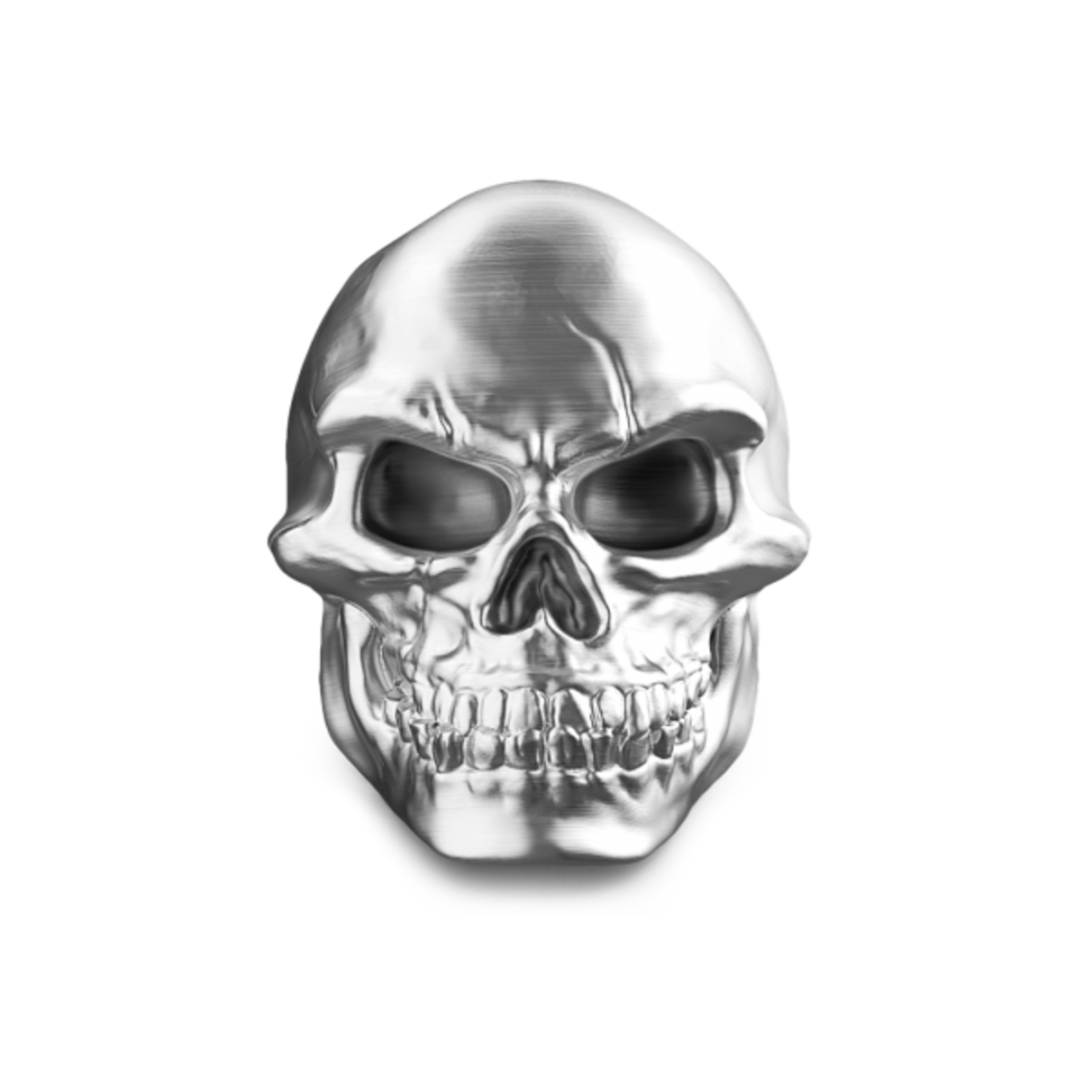 Zancan Sterling Silver Skull Ring