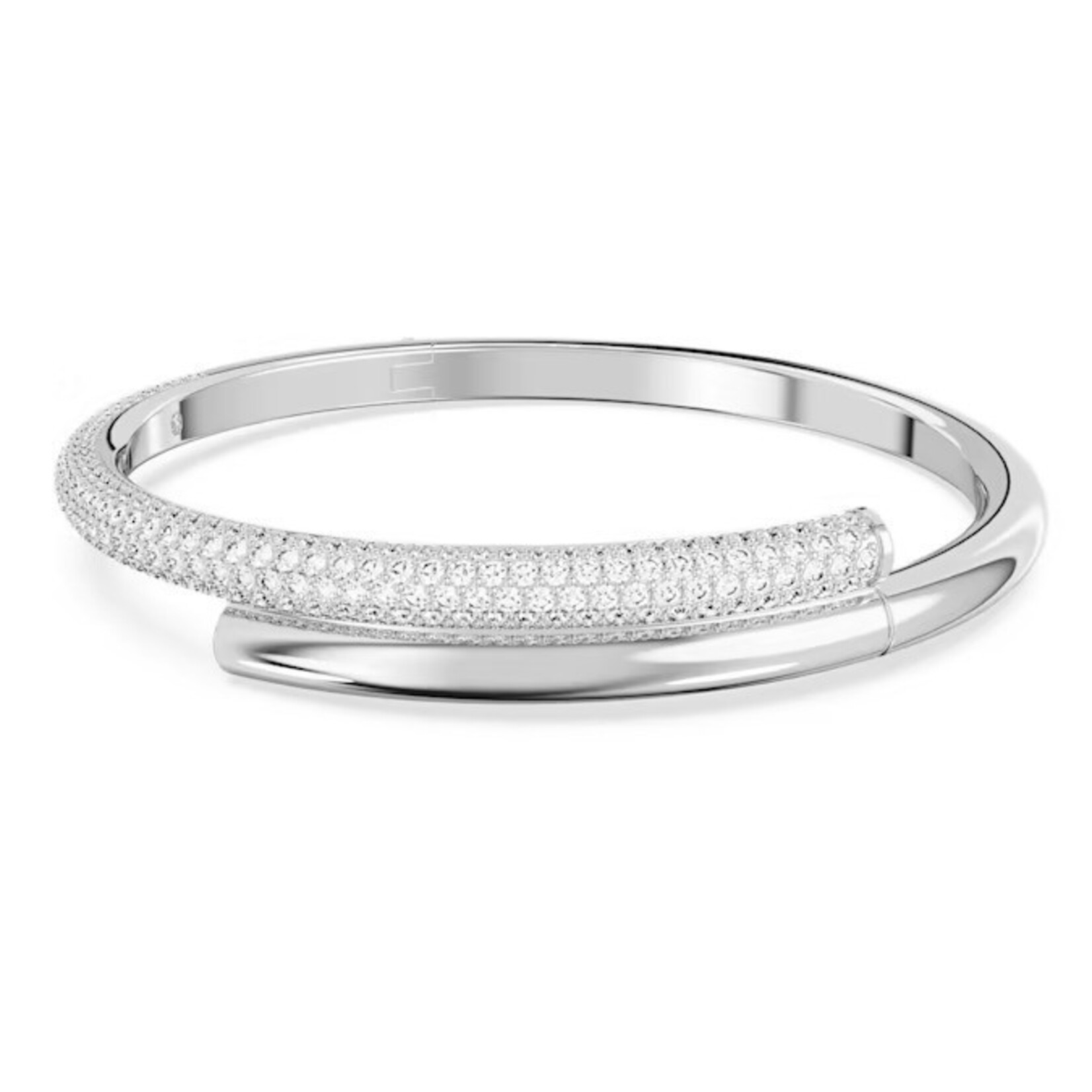 Swarovski Dextera bangle Magnetic closure, White