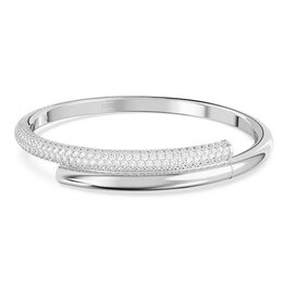 Swarovski Dextera bangle Magnetic closure, White