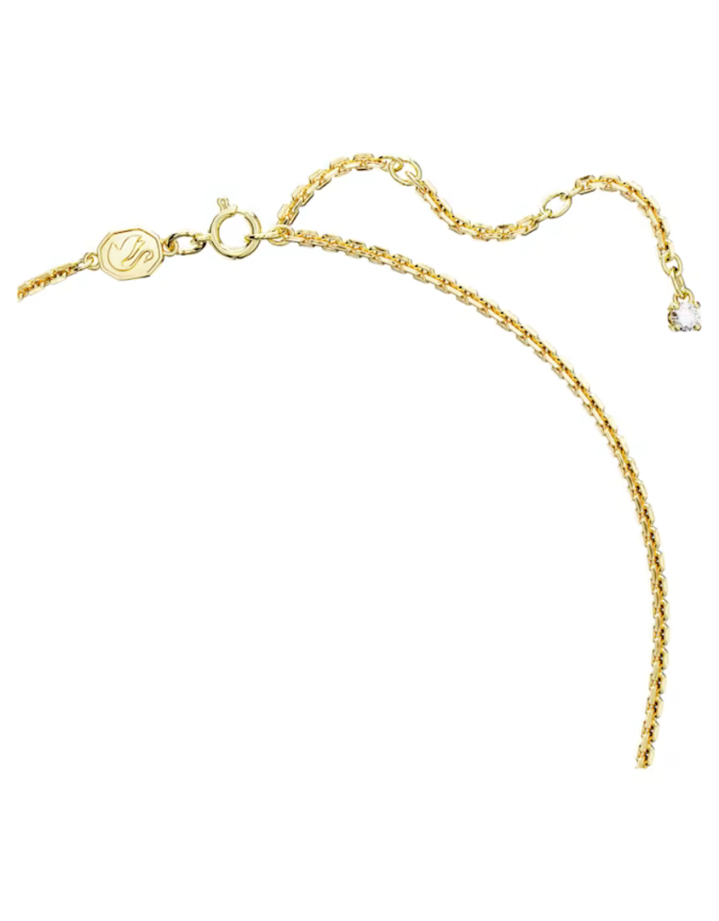 Swarovski  Mother’s Day necklace Heart, White, Gold-tone plated