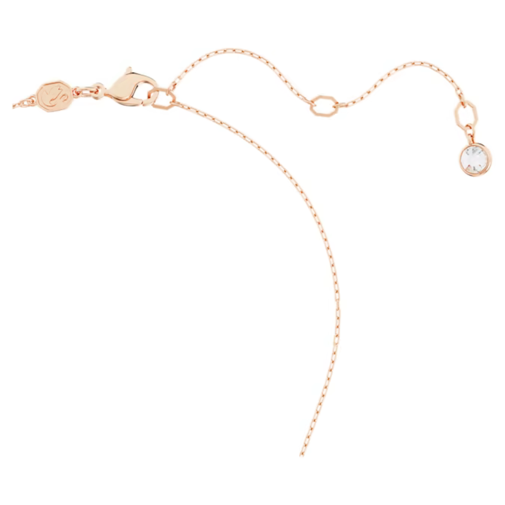 Swarovski Luna pendant Moon, Multicoloured, Rose gold-tone plated